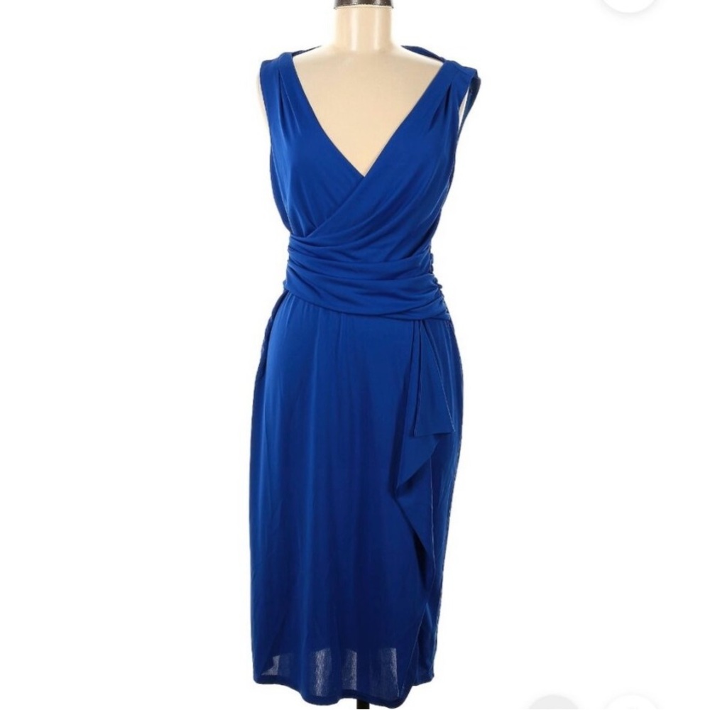 Adrianna Papell Blue Cocktail Dress Sz 8